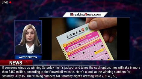 Powerball: Did you have winning numbers in last night's $875M .